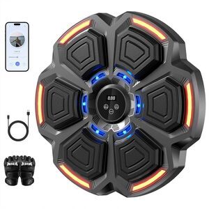Music Boxing Machine for Adults Kids,Smart Boxing Pad Training Machine